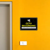 Classic Framed Plus CCTV Recording – Surveillance in Progress Door or Wall Sign | Surveillance & Alarm Systems