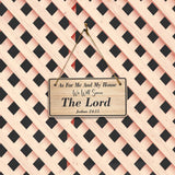 As For Me And My House, We Will Serve The Lord. Joshua 24:1 5x10 Hanging Plus Wall or Door Sign | Religious Home Decor
