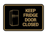 Signs ByLITA Classic Framed, Keep fridge door closed Wall or Door Sign