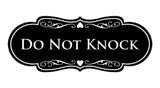 Designer Do Not Knock Wall or Door Sign