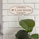 Designer Plus Lash Room — Wall or Door Sign | Treatment Room - Sign