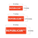 Standard Plus Republican Way Door or Wall Sign | American Elections Man Cave Decoration