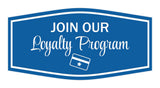 Signs ByLITA Fancy Join Our Loyalty Program Easy Installation | Durable Construction | Barbers | Grooming and Styling | Hair Wall or Door Sign