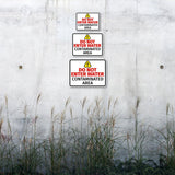 Classic Framed Plus Do Not Enter Water – Contaminated Area Door or Wall Sign | Miscellaneous Warning Signs - Industrial & Construction