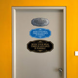 Signs ByLITA Victorian Book Your Meal Times In Advance If Possible Wall or Door Sign
