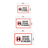 Classic Framed Plus Keep Out Of Reach Of Children Door or Wall Sign | Children's Warning and Safety Signs