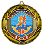 All Quality Wreath Design 5k Medal - 1st, 2nd, 3rd Place