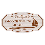 Victorian Plus Smooth Sailing Ahead Wall or Door Sign | Boat Sailing Decoration