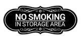 Signs ByLITA Designer No Smoking in Storage Area Wall or Door Sign