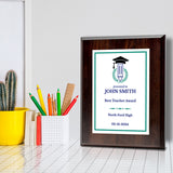 Teacher Recognition Customizable Award Plaque | Achievement and Service Personalizable Plaques