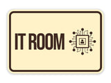 Classic Framed IT Room Wall or Door Sign