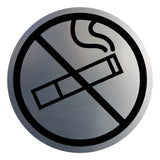 Signs ByLITA Circle No Smoking Graphic Door or Wall Sign | Easy Installation | Durable Construction | Promote Health And Safety | Caution Warning Sign for Home, Business and Office Spaces