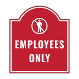 Employees Only' Headstone - Wall or Door Signs ? Access & Control Sign