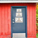 Classic Framed Plus Home is Where The Boat is Docked Wall or Door Sign | Boat Decoration Signage
