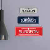 Signs ByLITA Standard Surgeon Tooth Graphic Medical Office Decor Wall or Door Sign