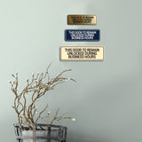 Signs ByLITA Standard This Door To Remain Unlocked During Business Hours Wall or Door Sign (Multipacks)