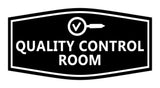 Signs ByLITA Fancy Quality Control Room Wall or Door Sign