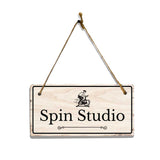 Yoga Studio Signs - 5 x 10" Hanging Signs