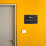 Classic Framed Pilates Studio — Wall or Door Sign | Yoga Studio - Sign