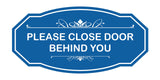 Victorian Please Close Door Behind You Wall or Door Sign