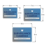 Classic Framed Plus Surveillance Cameras in Hallways Door or Wall Sign | Surveillance & Alarm Systems