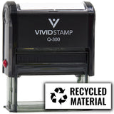 All Quality Recycled Material Self-Inking Rubber Stamp