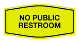 Signs ByLITA Fancy No Public Restroom Sign
