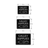 Classic Framed Plus Galley Supplies Door or Wall Sign | Boats & Yachts Signage