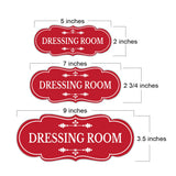 Designer Plus Dressing Room Wall or Door Sign | Business and Workplace Signage