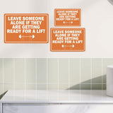 Classic Framed Plus Leave Someone Alone If They Are Getting Ready For A Lift Door or Wall Sign | Gym Etiquette Signage