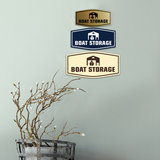 Fancy Boat Storage Wall or Door Sign
