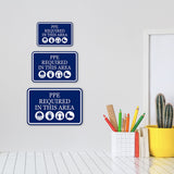 Classic Framed Plus PPE Required in This Area — Wall or Door Sign | Safety & PPE - Sign