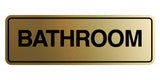 Signs ByLITA Standard Bathroom Wall or Door Sign | Easy Installation | Office & Home Restroom Signage