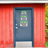 Classic Framed Plus Por Favor Mantener Este Lugar Limpio Y Ordenado Door or Wall Sign | Spanish Business Signage
