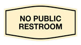 Signs ByLITA Fancy No Public Restroom Sign