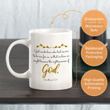 "God Made Him Who Had No Sin To Be Sin For Us..." - Corinthians 5:21 Coffee Mug