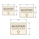 Classic Framed Plus Reception – Please Approach When Called Door or Wall Sign | Medical Facility Greeting & Reception