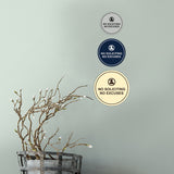 Circle No Soliciting No Excuses Wall or Door Sign