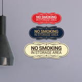 Signs ByLITA Designer No Smoking in Storage Area Wall or Door Sign