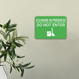 Classic Framed Plus Cleaning in Progress - Do Not Enter Door or Wall Sign | Safety and Maintenance