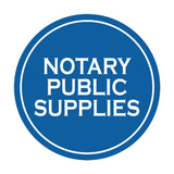 Signs ByLITA Circle Notary Public Supplies Wall or Door Sign
