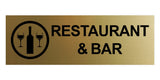 Basic Restaurant & Bar Wall or Door Sign