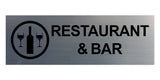 Basic Restaurant & Bar Wall or Door Sign