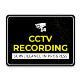 Classic Framed Plus CCTV Recording – Surveillance in Progress Door or Wall Sign | Surveillance & Alarm Systems