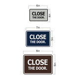 Signs ByLITA Classic Framed Close The Door Wall or Door Sign