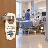 Professional/Healthcare Door Hanger Sign - 4" x 8"