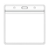ID Badge with Magnet Backing - 25, 50, 100 Pack | Professional Name Badge Holders with Clear Images & Secure Magnetic Fastening
