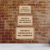 Classic Framed Plus This Unit Is Controlled By A Wall Thermostat Door or Wall Sign | Office Warehouse Signage