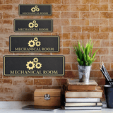Standard Plus Mechanical Room Wall or Door Sign | Workplace Safety Signage