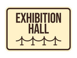 Classic Framed Exhibition Hall Wall or Door Sign